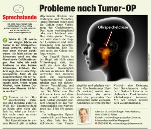 Parotis Tumor - HNO Wahlarzt OA Dr. Stefan Edlinger